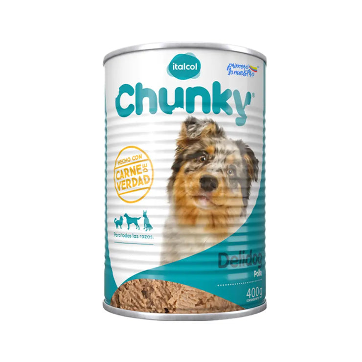 Chunky Delidog Pollo Lata X 400 Gr