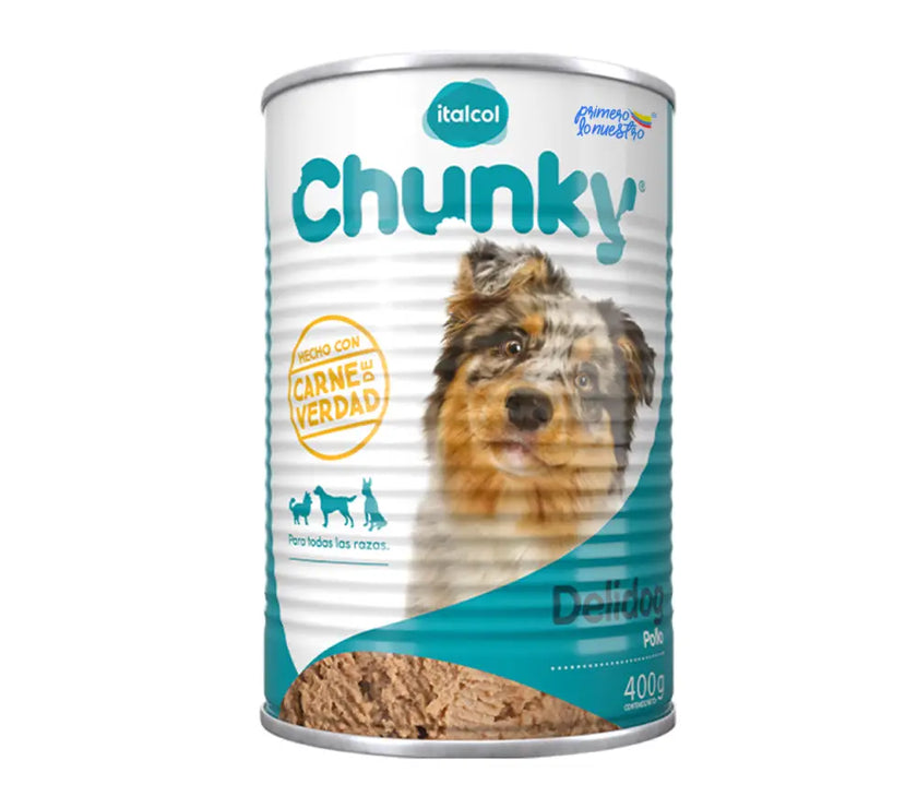 Chunky Delidog Pollo Lata X 400 Gr