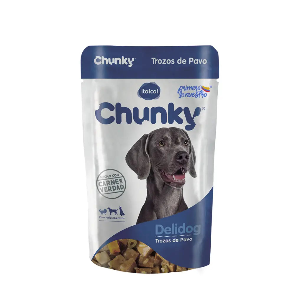 Chunky Delidog Trozos De Pavo Pouch