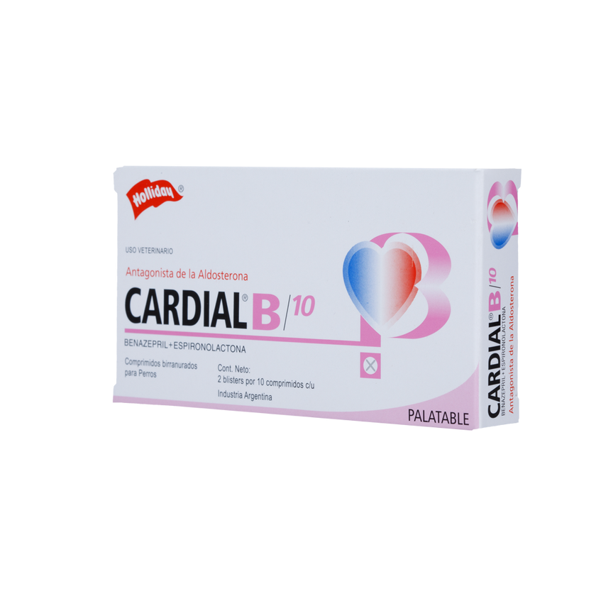 Cardial B para perro x 20 tabletas