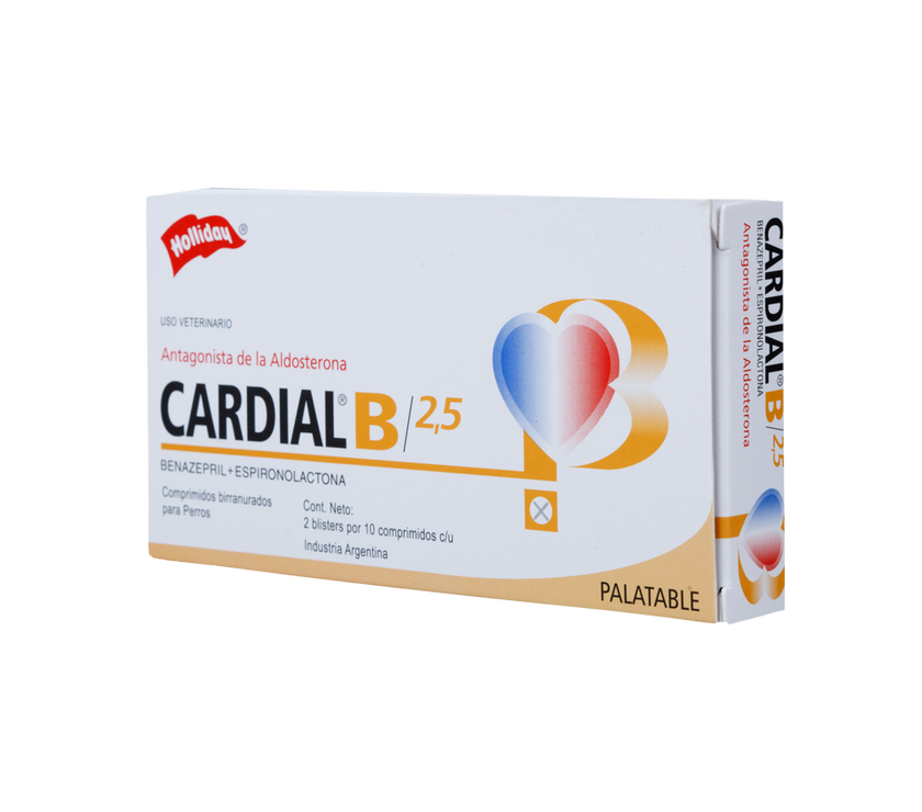 Cardial B para perro x 20 tabletas