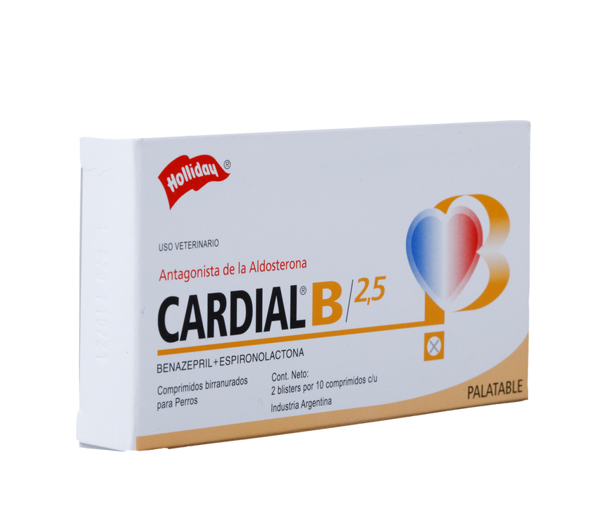 Cardial B para perro x 20 tabletas