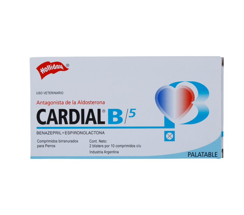 Cardial B para perro x 20 tabletas