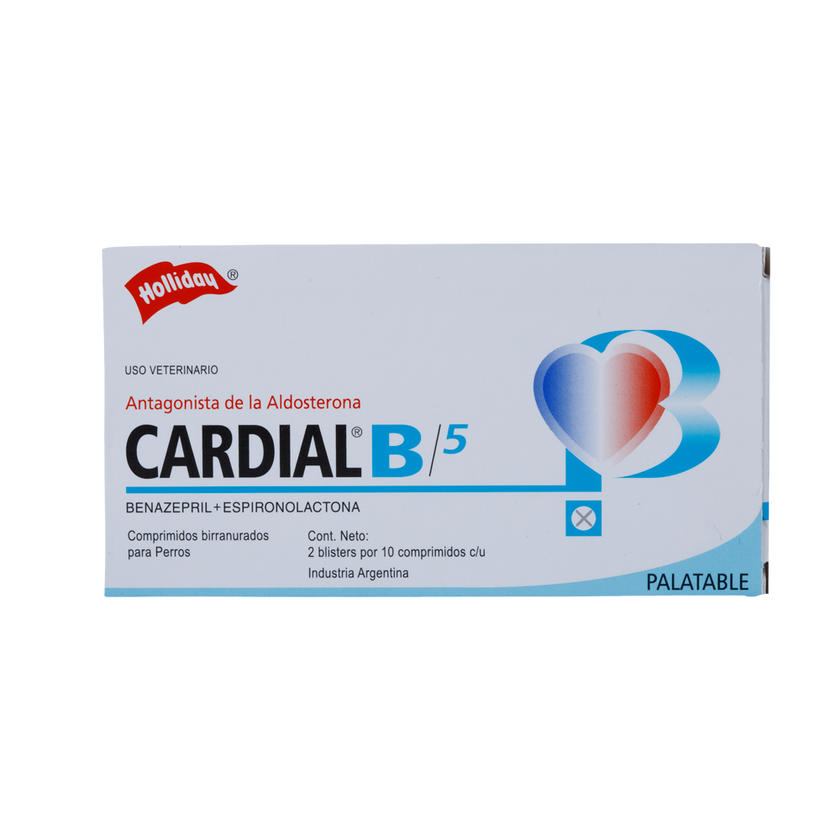 Cardial B para perro x 20 tabletas