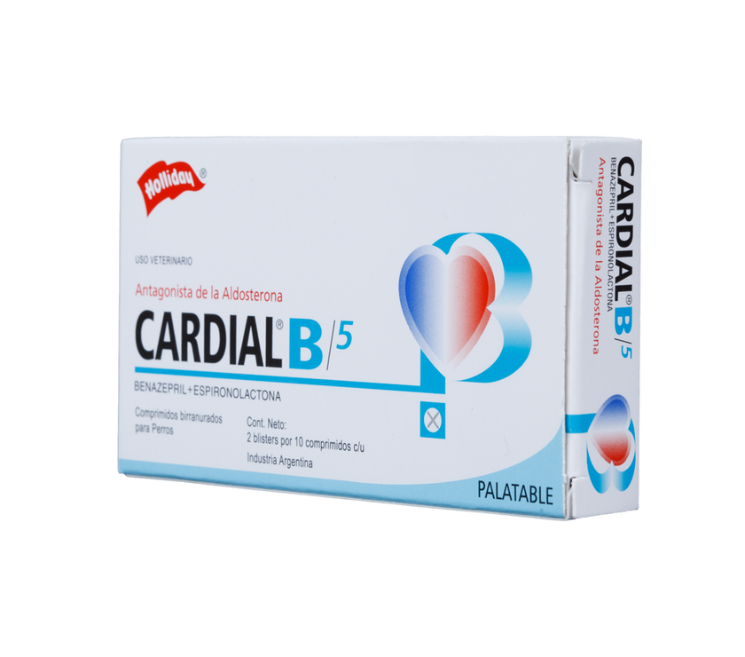 Cardial B para perro x 20 tabletas