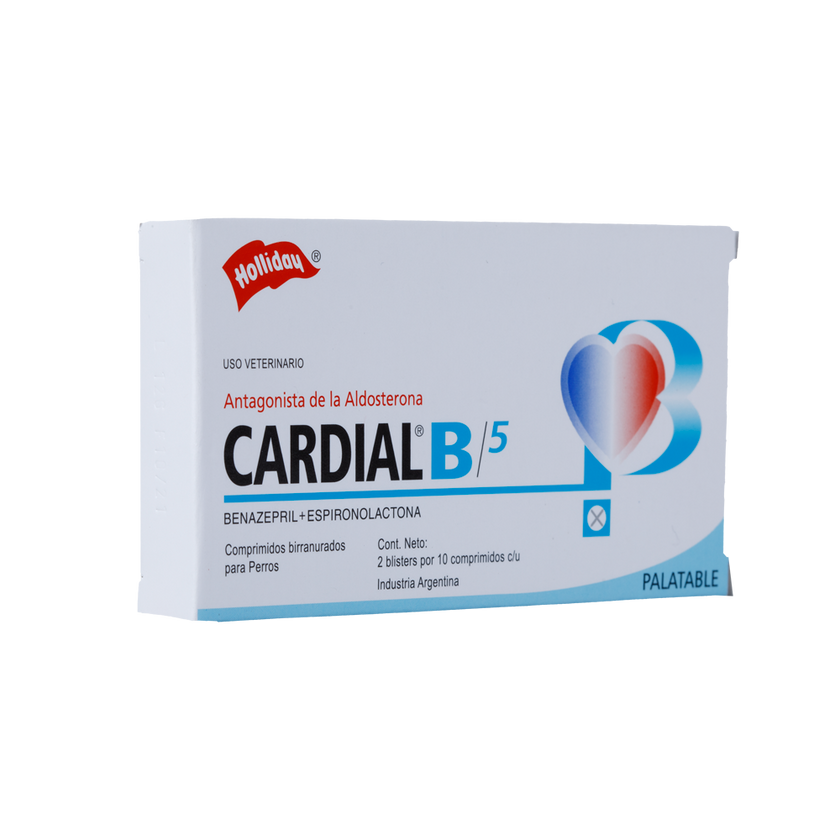 Cardial B para perro x 20 tabletas