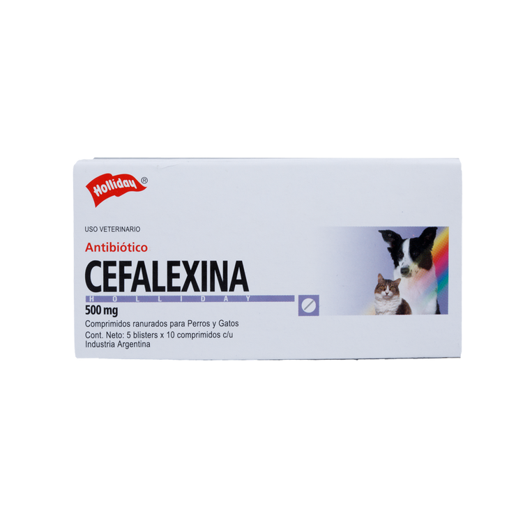 Cefalexina Antibiótico 500Mg 50 Tabletas