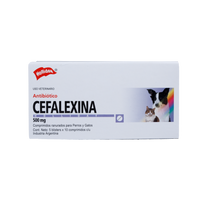 Cefalexina Antibiótico 500Mg 50 Tabletas