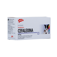 Cefalexina Antibiótico 500Mg 50 Tabletas