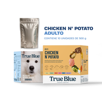 True Blue Chicken N Potato- Adulto 500 g x 10 (5 kg)