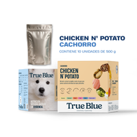 True Blue Chicken N Potato- Cachorro 500 g x 10 (5 kg)