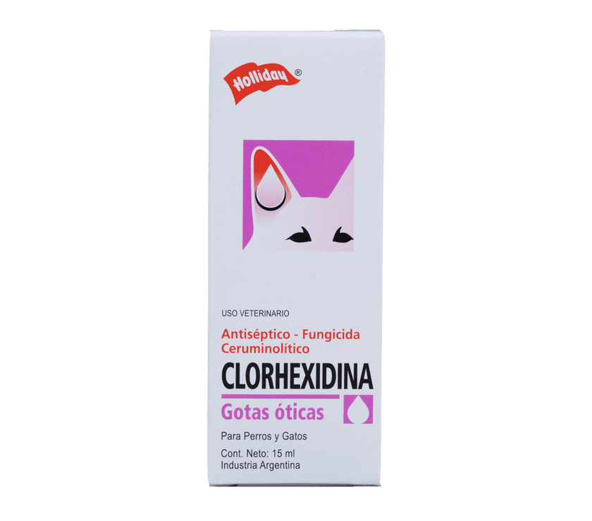 Clorhexidina Gotas Óticas Perros y Gatos 15ml