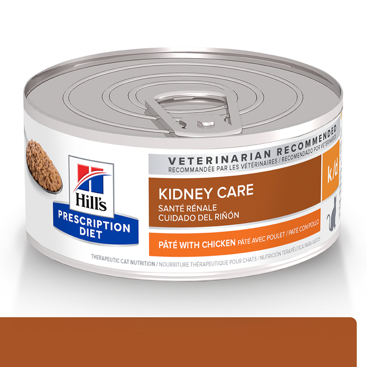 Hill's Prescription Diet k/d Cuidado Renal alimento Húmedo para Gato 5,5 Oz (156g)