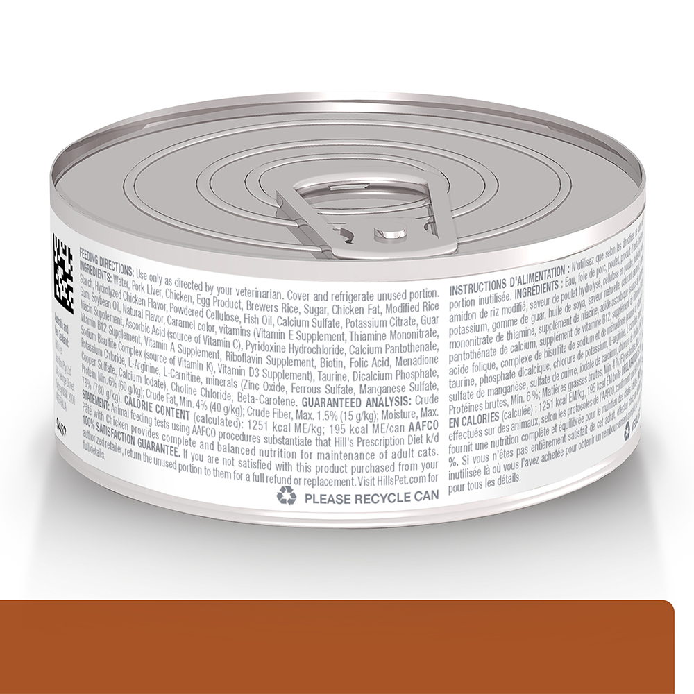 Hill's Prescription Diet k/d Cuidado Renal alimento Húmedo para Gato 5,5 Oz (156g)