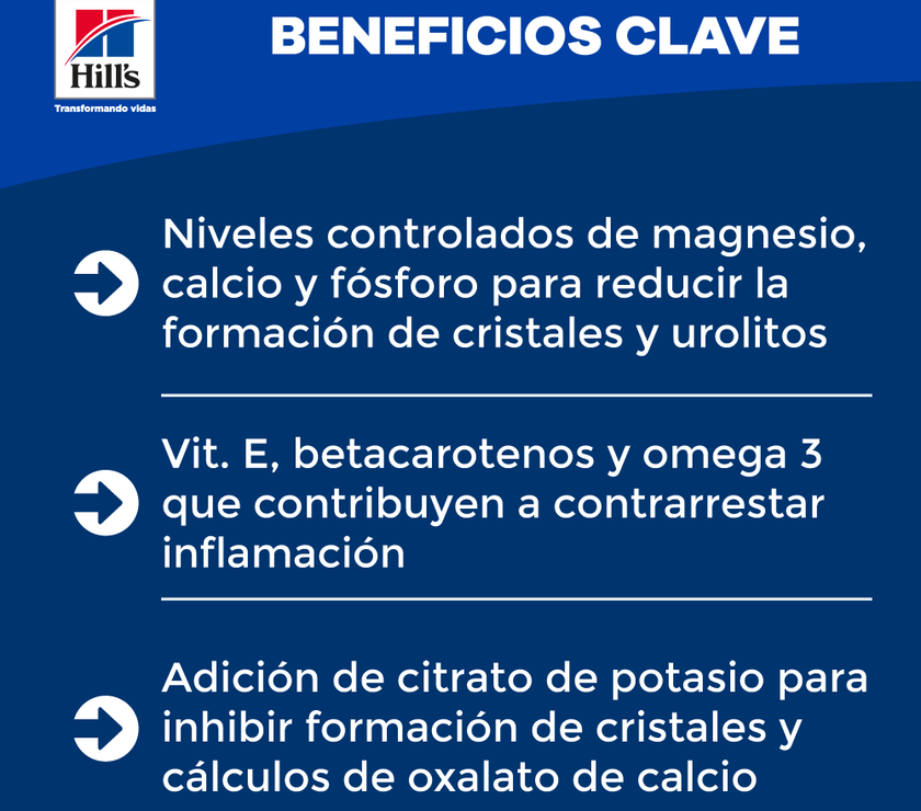 Hill's Prescription Diet c/d Multicare Comida Húmeda para Gato Cuidado Urinario 5,5 Oz (156g)