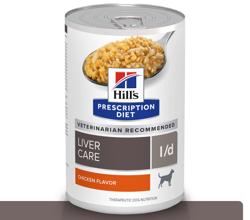 Hill's Prescription Diet l/d Comida Húmeda para Perro Cuidado Hepático 13 OZ (369g)