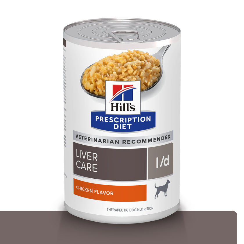 Hill's Prescription Diet l/d Comida Húmeda para Perro Cuidado Hepático 13 OZ (369g)