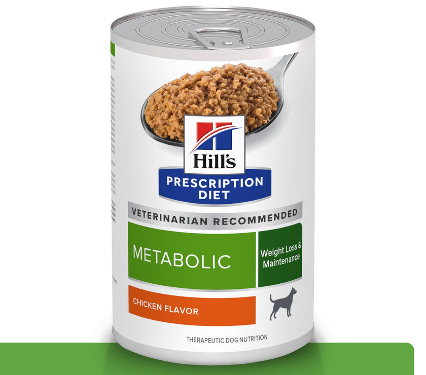 Hill's Prescription Diet Metabolic Alimento húmedo para perro pérdida de peso 13 Oz (369g)