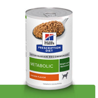 Hill's Prescription Diet Metabolic Alimento húmedo para perro pérdida de peso 13 Oz (369g)