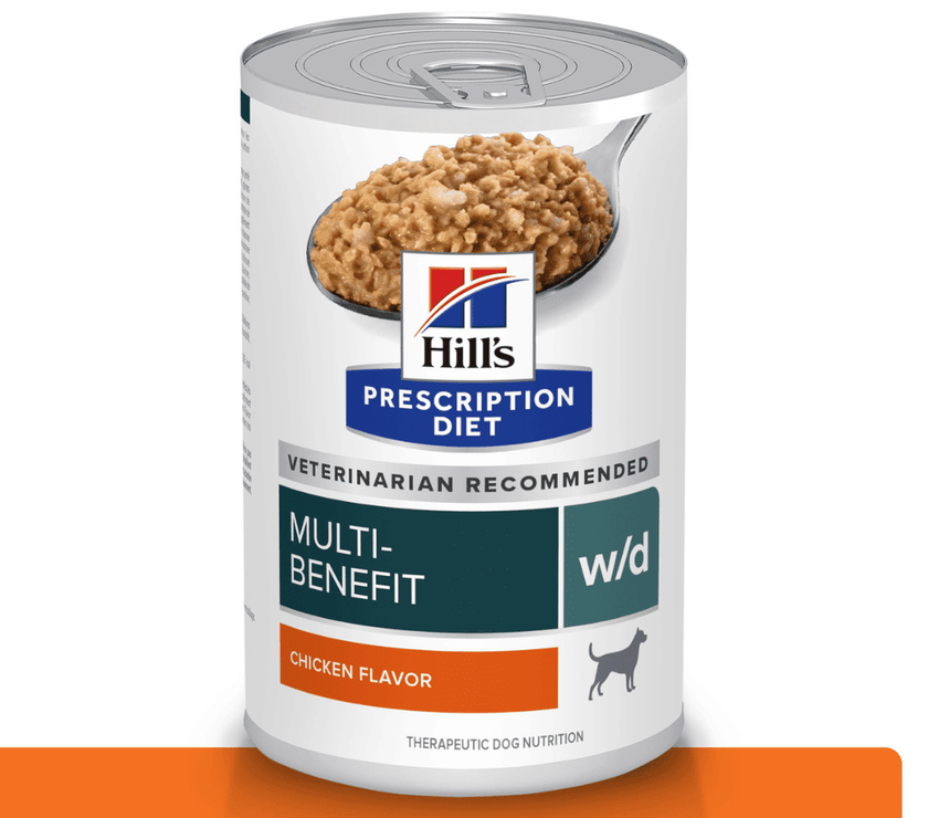 Hill's Prescription Diet w/d Comida Húmeda para Perro Manejo Peso/Glucosa 13 Oz (369g)
