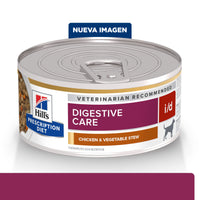 Hill's Prescription diet i/d, Cuidado Digestivo, alimento Húmedo con Pollo para perro 5,5 Oz (156g)