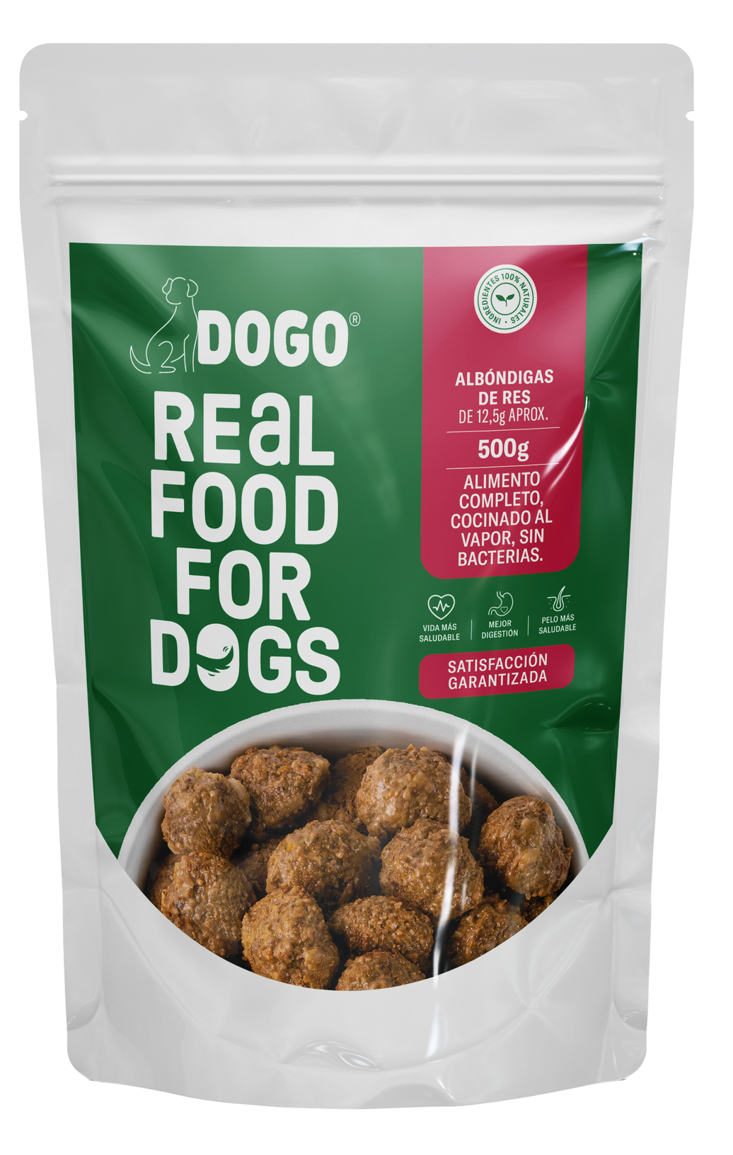 Alimento Húmedo para Perro Dogo Res