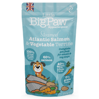 Alimento Húmeda para perro Little Big Paw Salmon y Verduras 150 gr