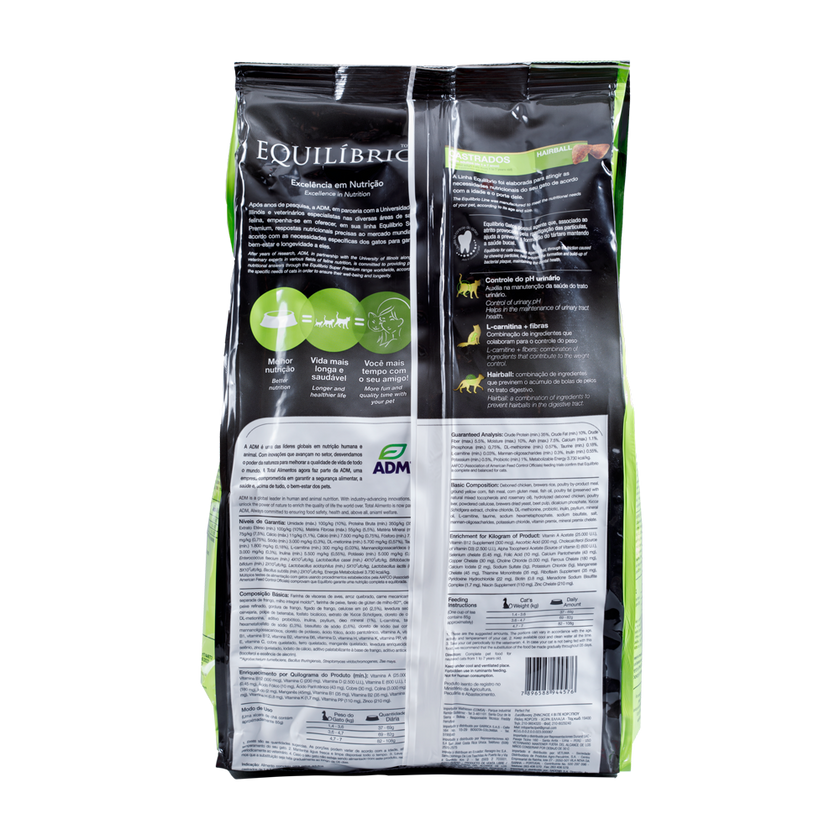 Comida para gato Equilibrio Adulto Castrado 1,5 Kg