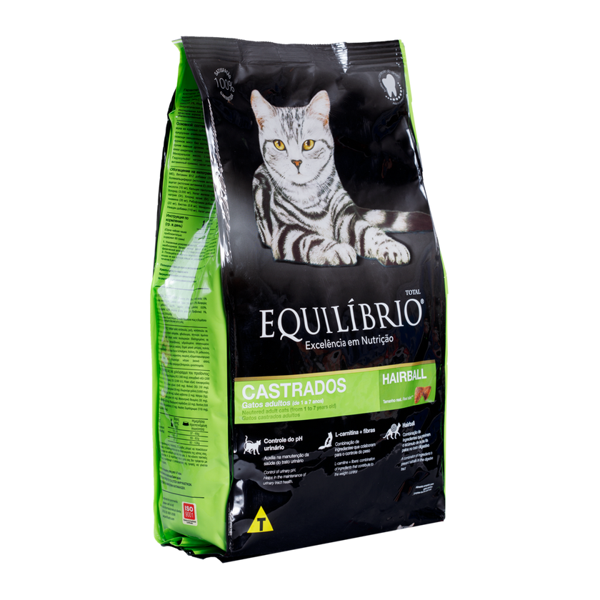 Comida para gato Equilibrio Adulto Castrado 1,5 Kg