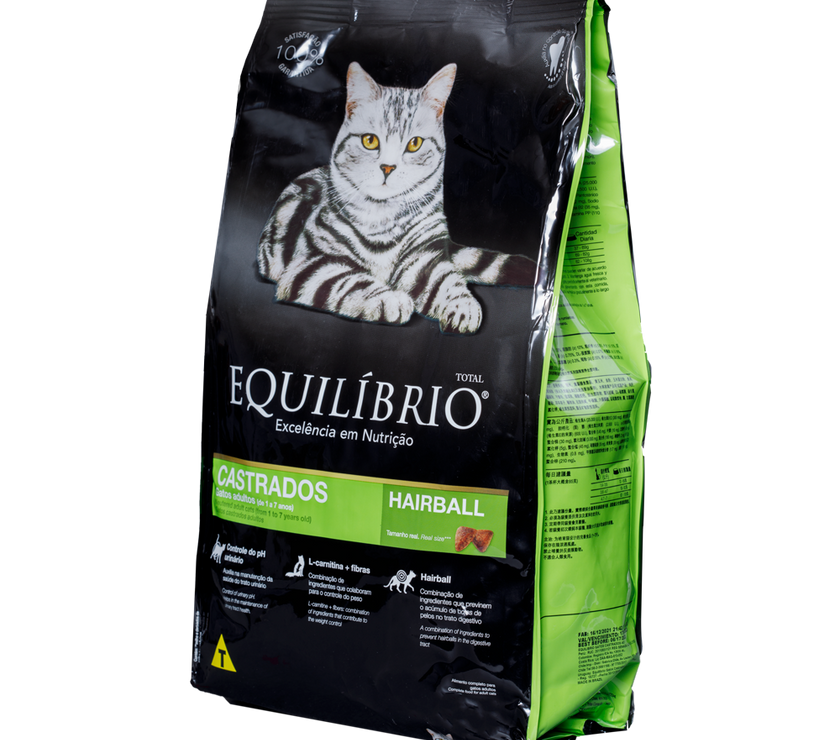 Comida para gato Equilibrio Adulto Castrado 1,5 Kg