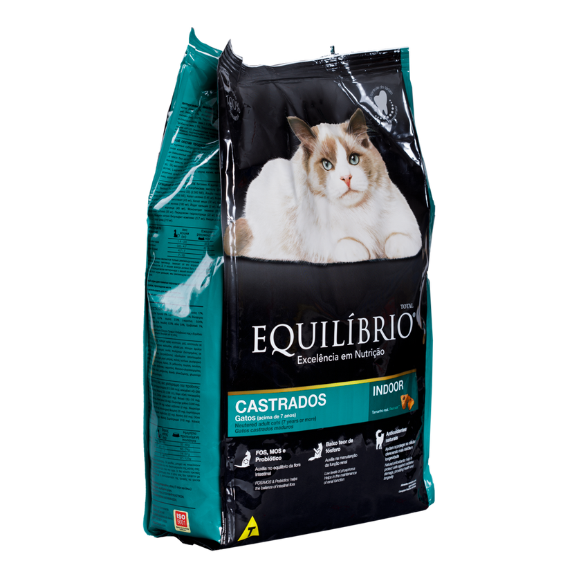 Comida para gato Equilibrio Adulto Senior Castrado 7+ 1,5Kg