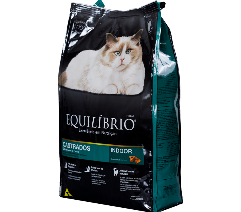 Comida para gato Equilibrio Adulto Senior Castrado 7+ 1,5Kg