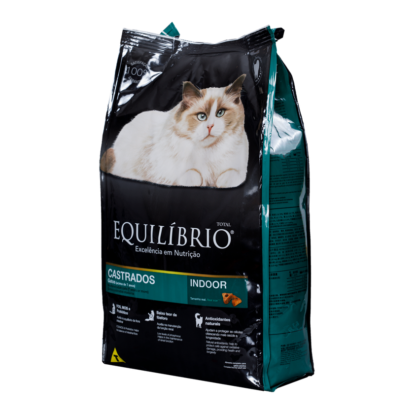 Comida para gato Equilibrio Adulto Senior Castrado 7+ 1,5Kg