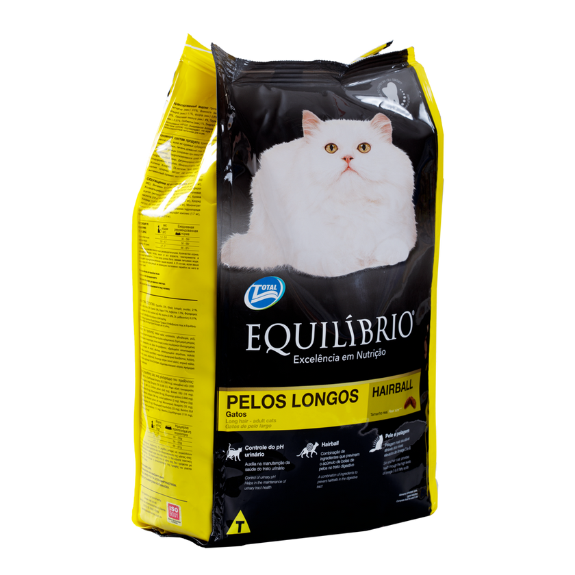 Comida Para Gato Equilibrio Adulto Pelos Largos