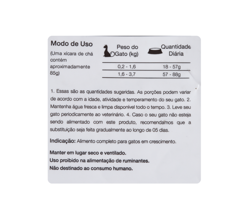 Comida Para Gato Equilibrio Kitten