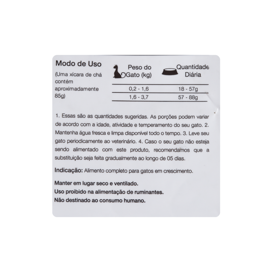 Comida Para Gato Equilibrio Kitten