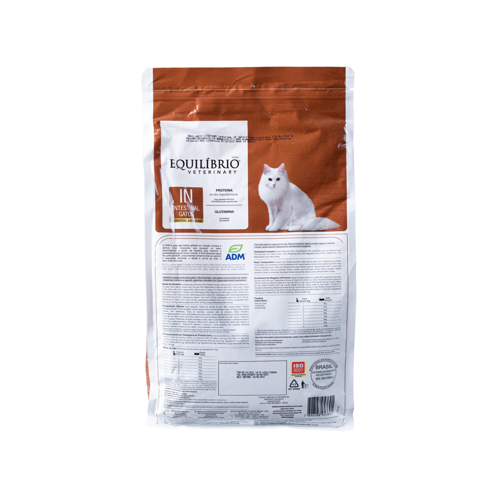 Comida para Gato Equilibrio Veterinary Intestinal  2Kg