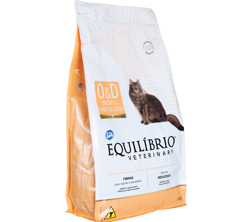 Comida para gato Equilibrio Veterinary Obesidad y Diabétes 2Kg