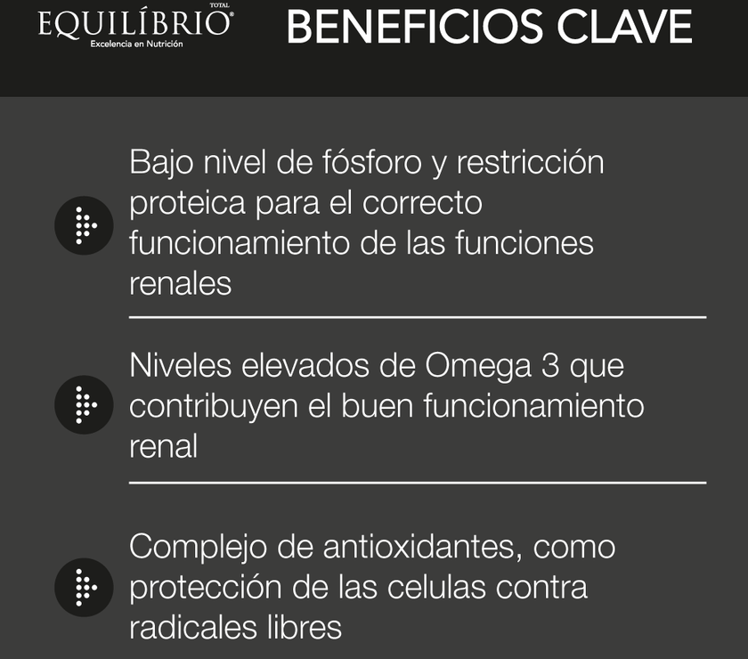 Comida para gato Equilibrio Veterinary Renal