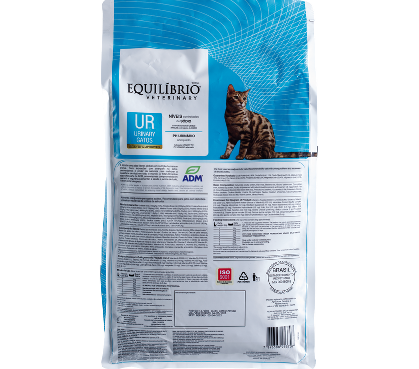 Comida para gato Equilibrio Veterinary Urinary