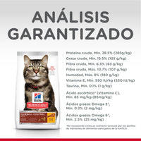 Hill's Science Diet Adult Hairball 7+ Comida para gato control bola de pelo senior 3,5Lb (1,59Kg)