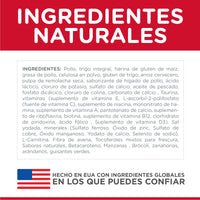 Hill's Science Diet Adult Hairball 7+ Comida para gato control bola de pelo senior 3,5Lb (1,59Kg)