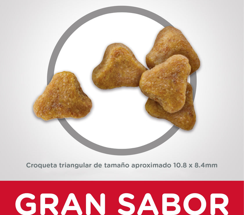 Hill's Science Diet Adult Hairball 7+ Comida para gato control bola de pelo senior 3,5Lb (1,59Kg)