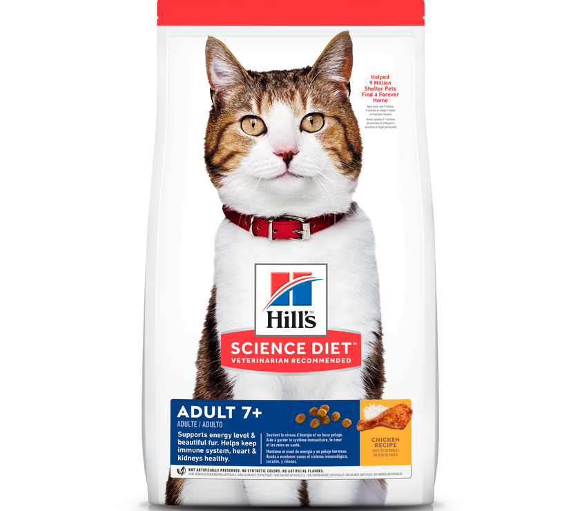 Hill's Science Diet Adult 7+ concentrado para gato senior