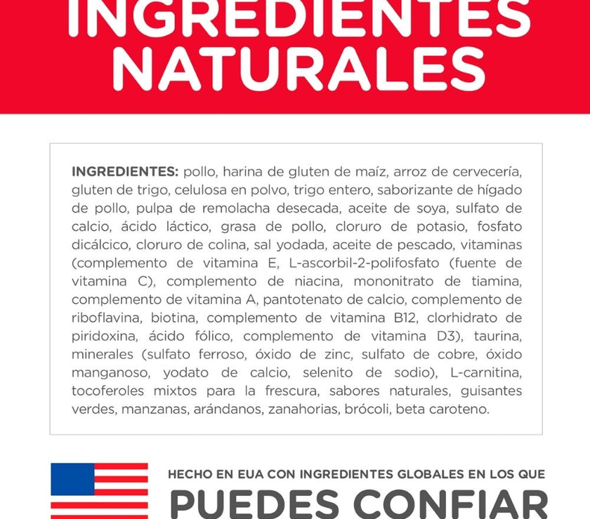 Hill's Science Diet Hairball Light alimento para gato bajo en calorías y control bolas de pelo 7 Lb (3,2Kg)