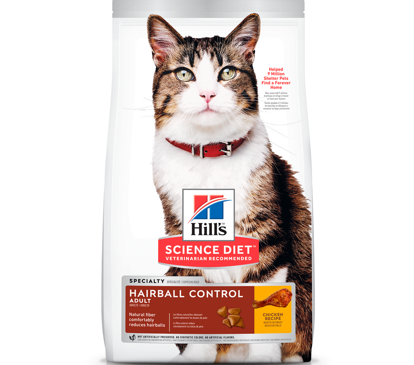 Hill's Science Diet alimento control de bolas de pelo para gato adulto