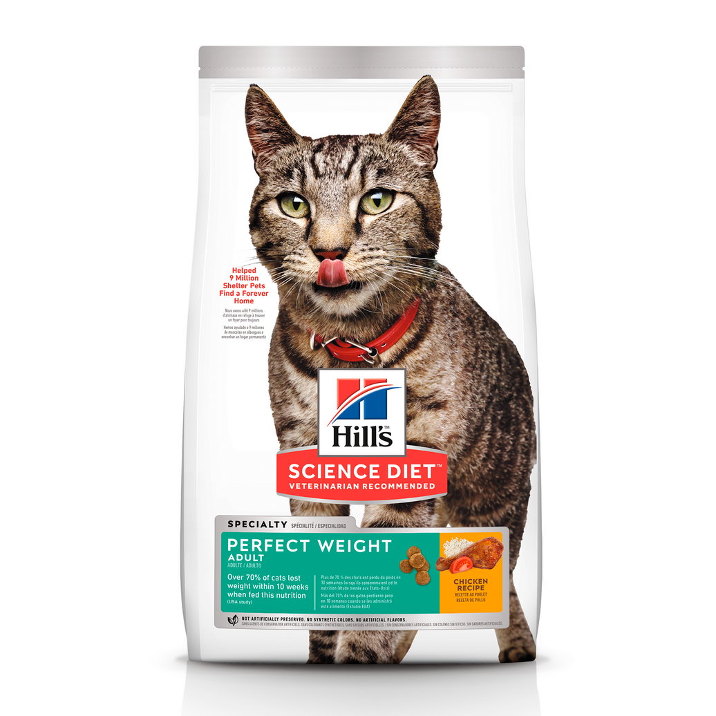 Hill's Science Diet alimento de control de peso para gato adulto 3 Lb (1,36Kg)