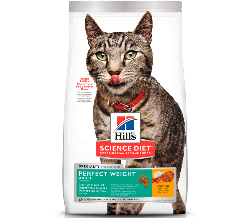Hill's Science Diet alimento de control de peso para gato adulto 3 Lb (1,36Kg)