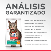 Hill's Science Diet alimento de control de peso para gato adulto 3 Lb (1,36Kg)