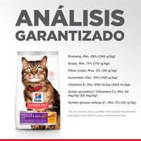 Hill's Science Diet alimento para gato adulto piel y estómago sensibles 3,5 Lb (1,59Kg)